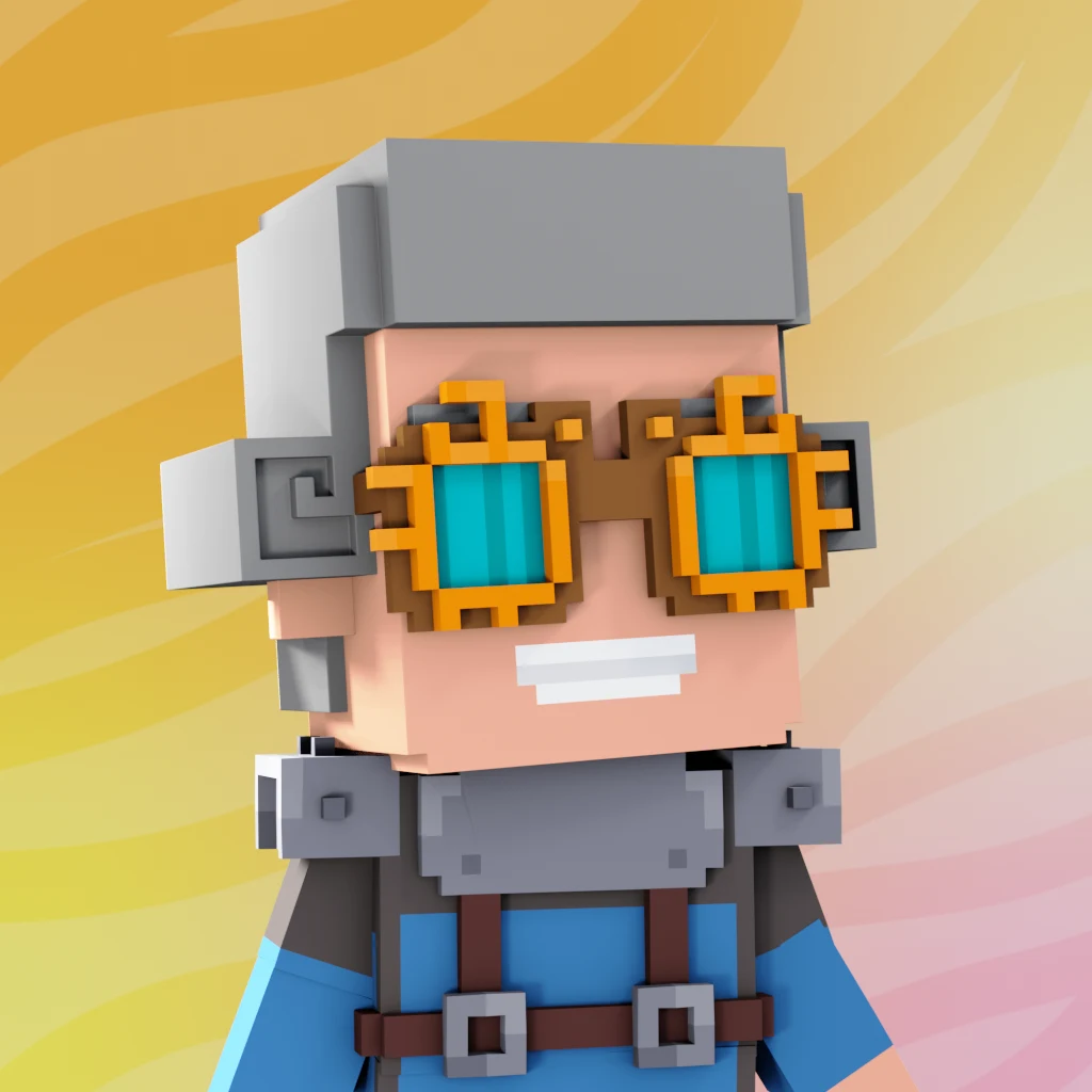 Pirate #892 voxel render