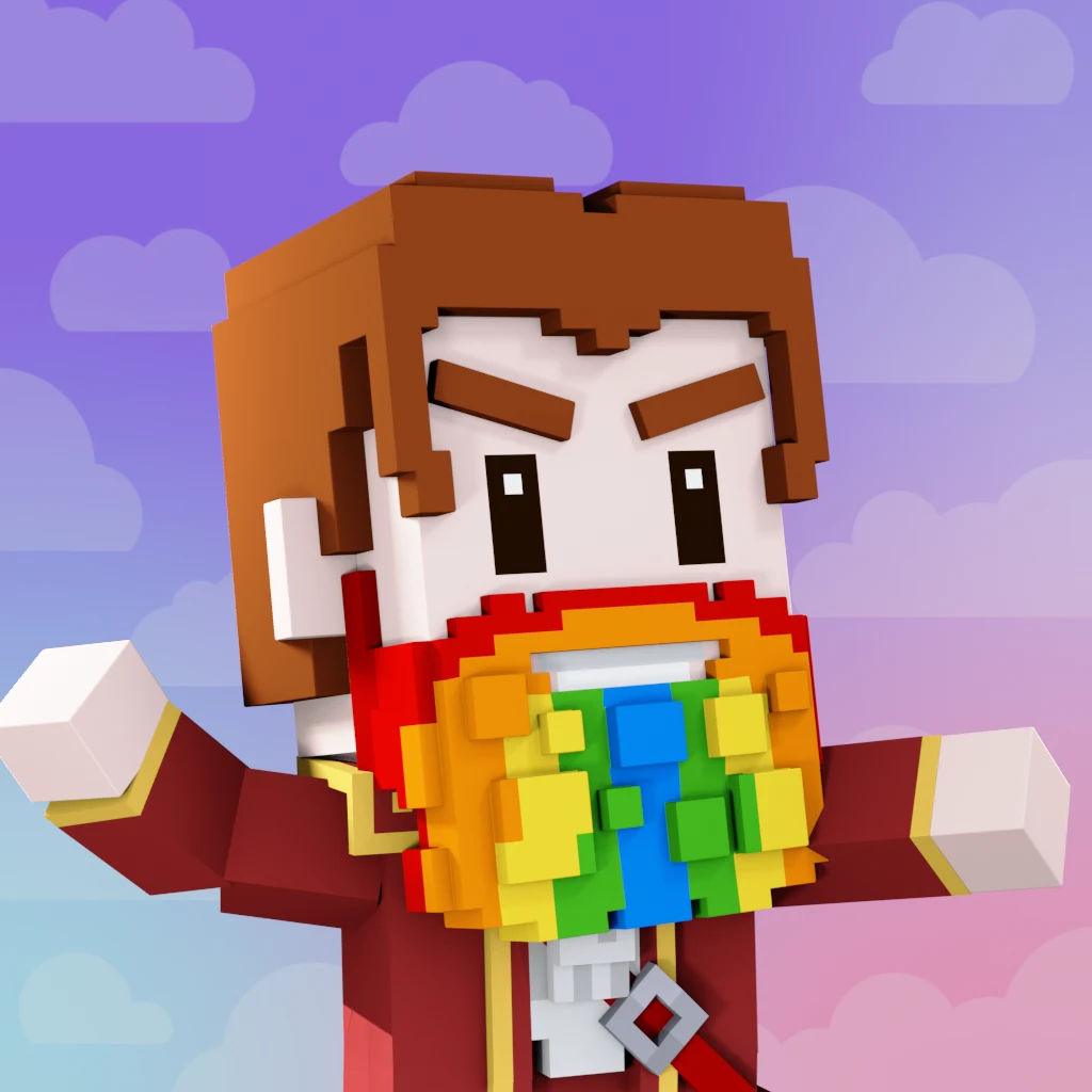 Pirate #8924 voxel render