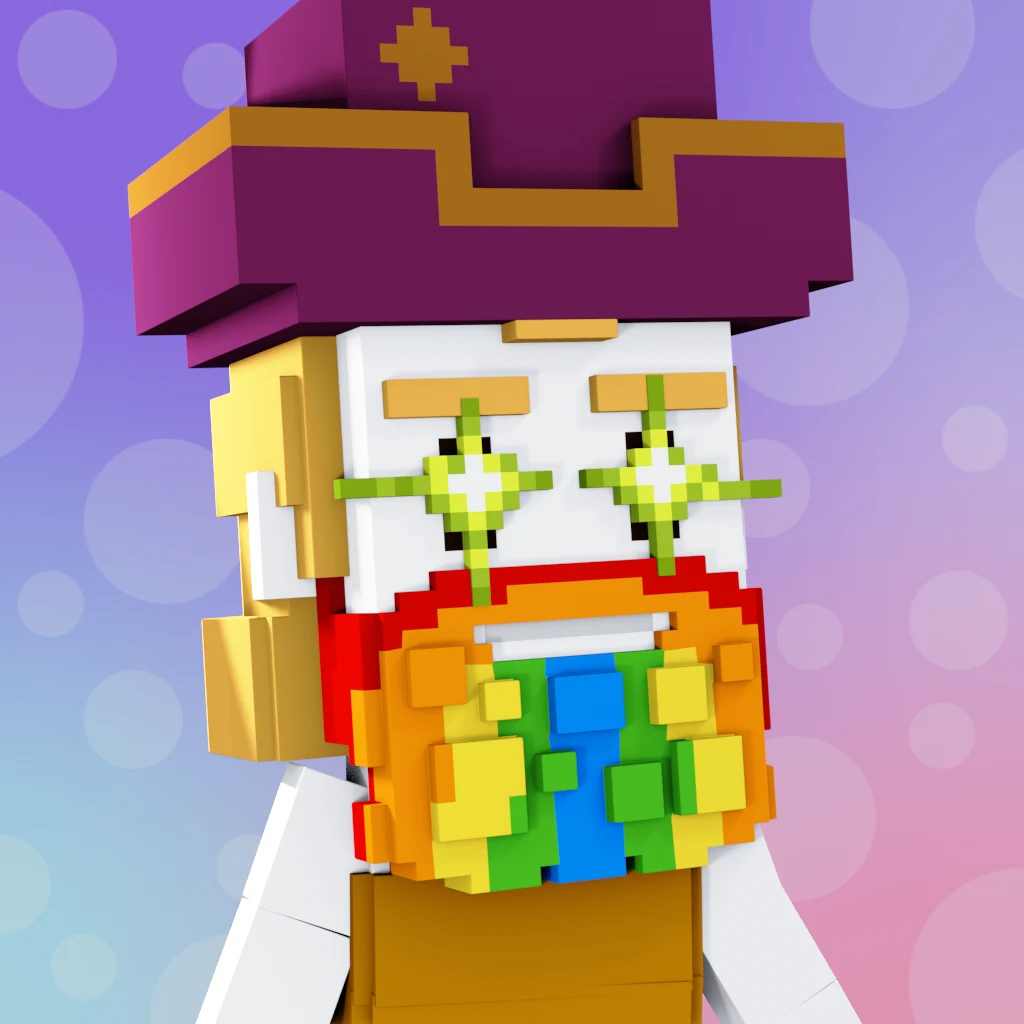Pirate #8926 voxel render