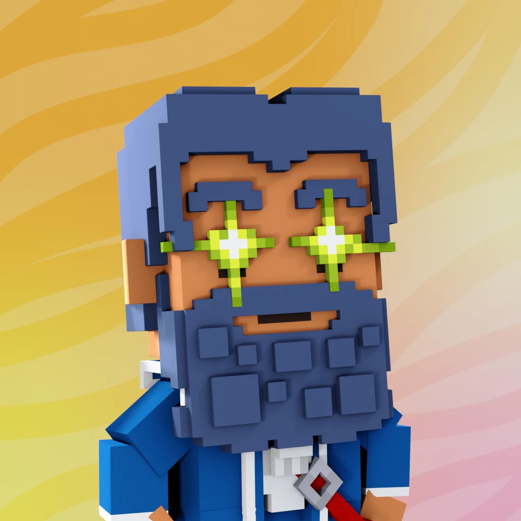 Pirate #8930 voxel render