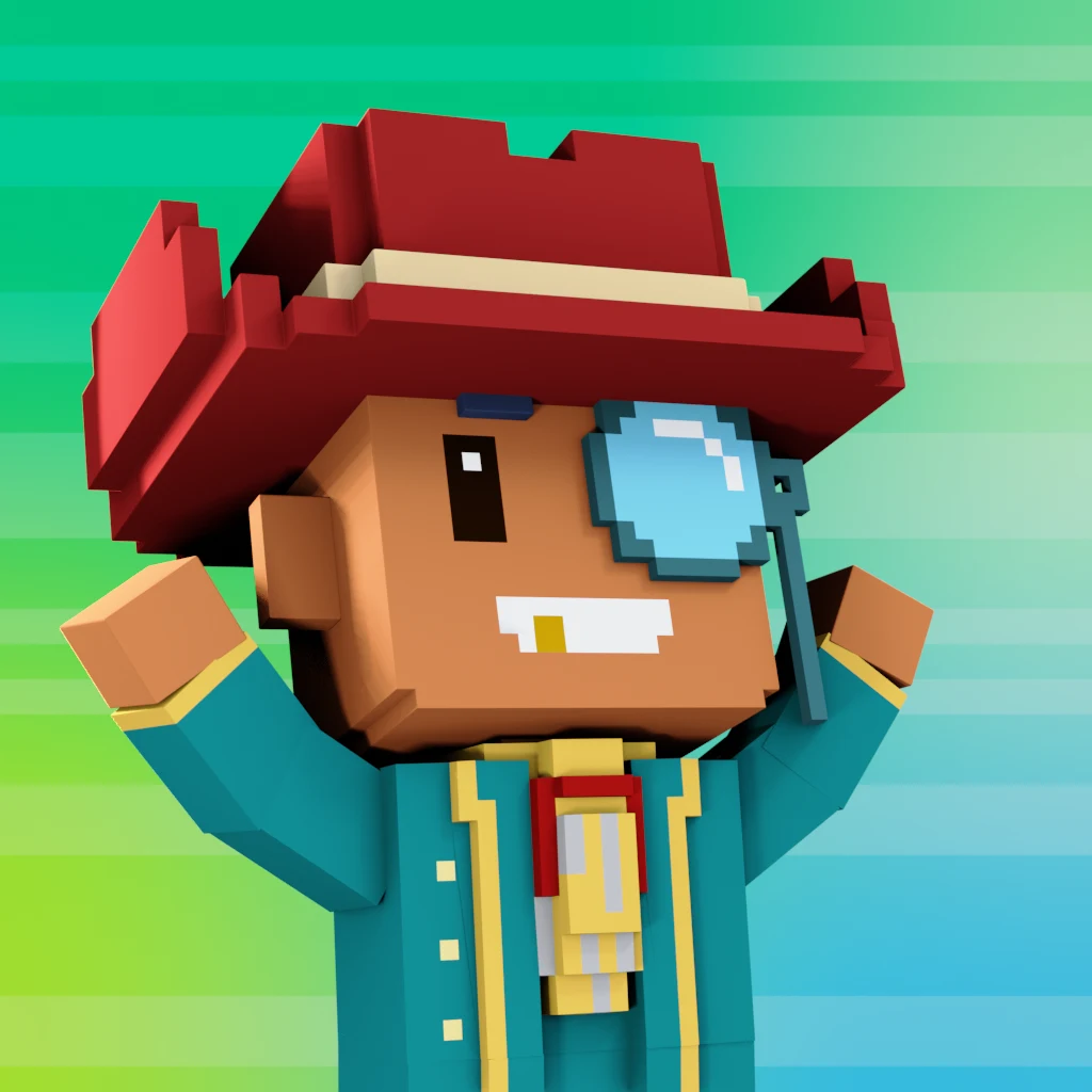 Pirate #8931 voxel render