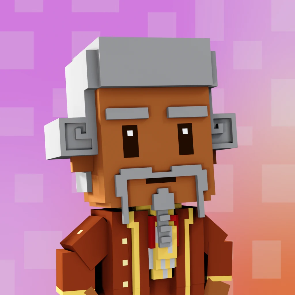 Pirate #8933 voxel render