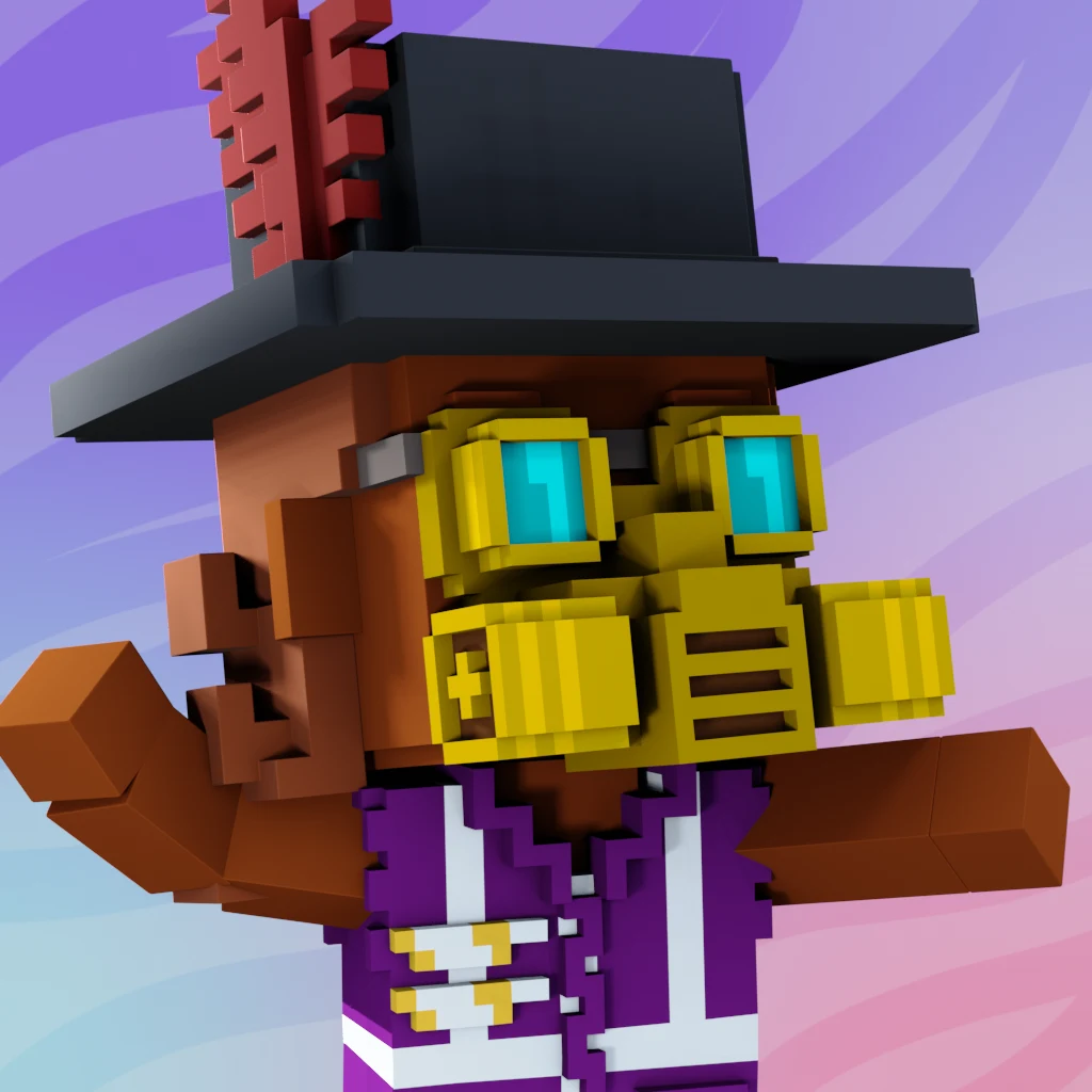 Pirate #8934 voxel render