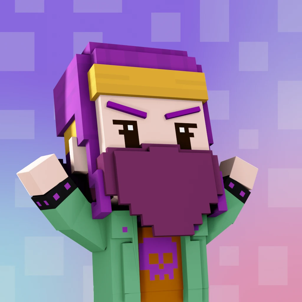 Pirate #8939 voxel render