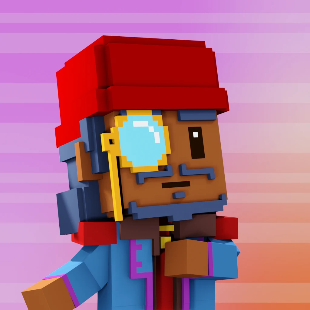 Pirate #8940 voxel render