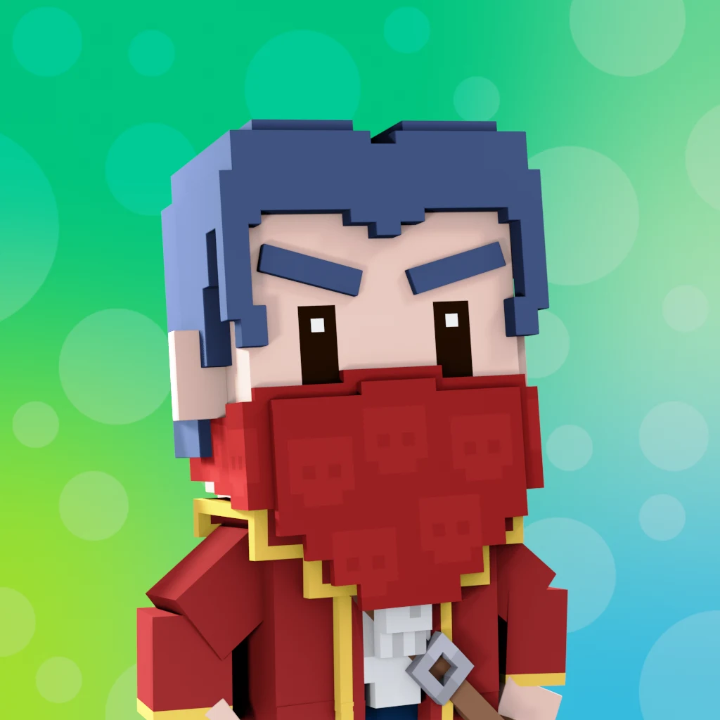 Pirate #8944 voxel render