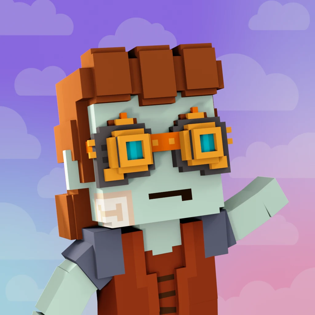 Pirate #8948 voxel render