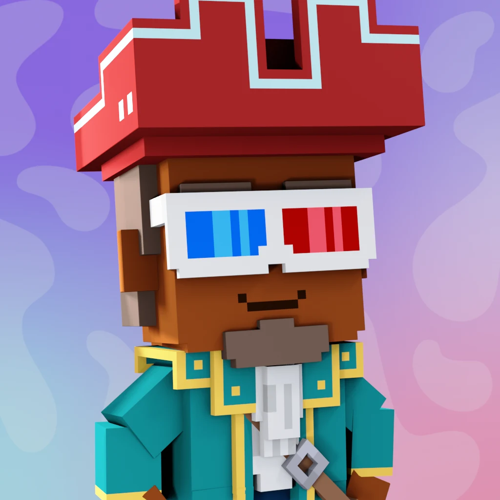 Pirate #8949 voxel render