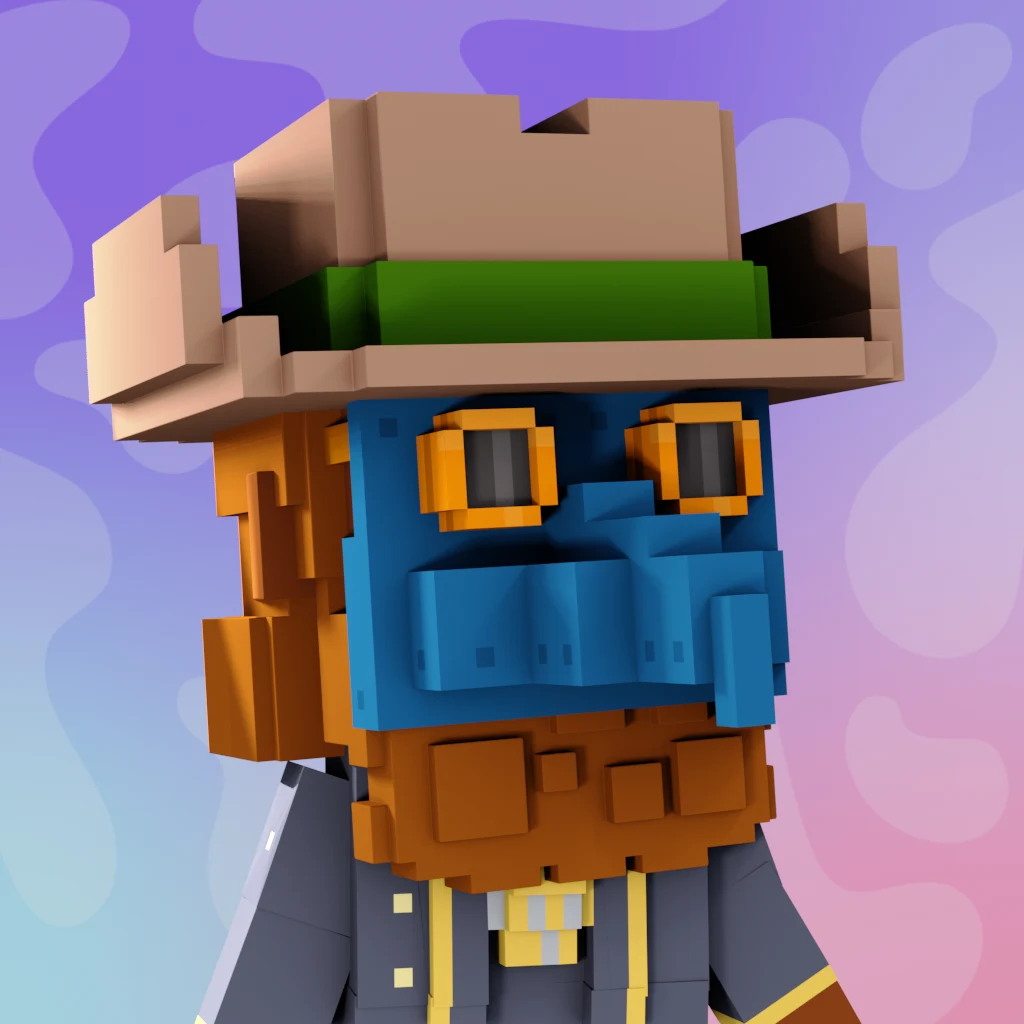 Pirate #895 voxel render