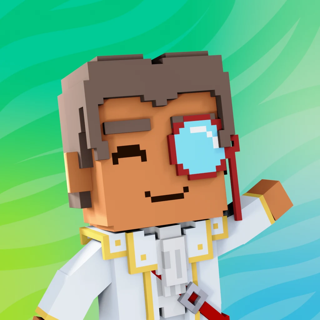 Pirate #8950 voxel render