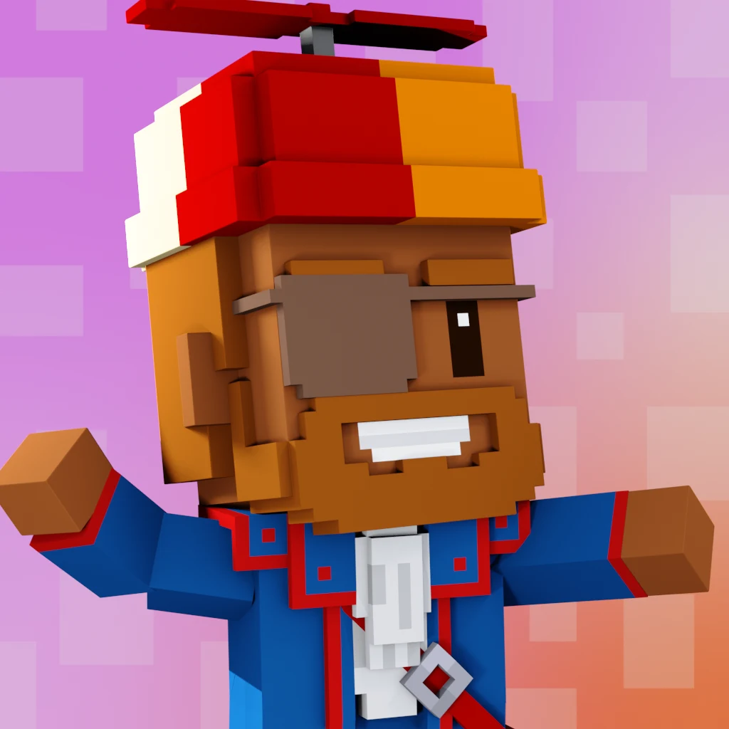 Pirate #8953 voxel render