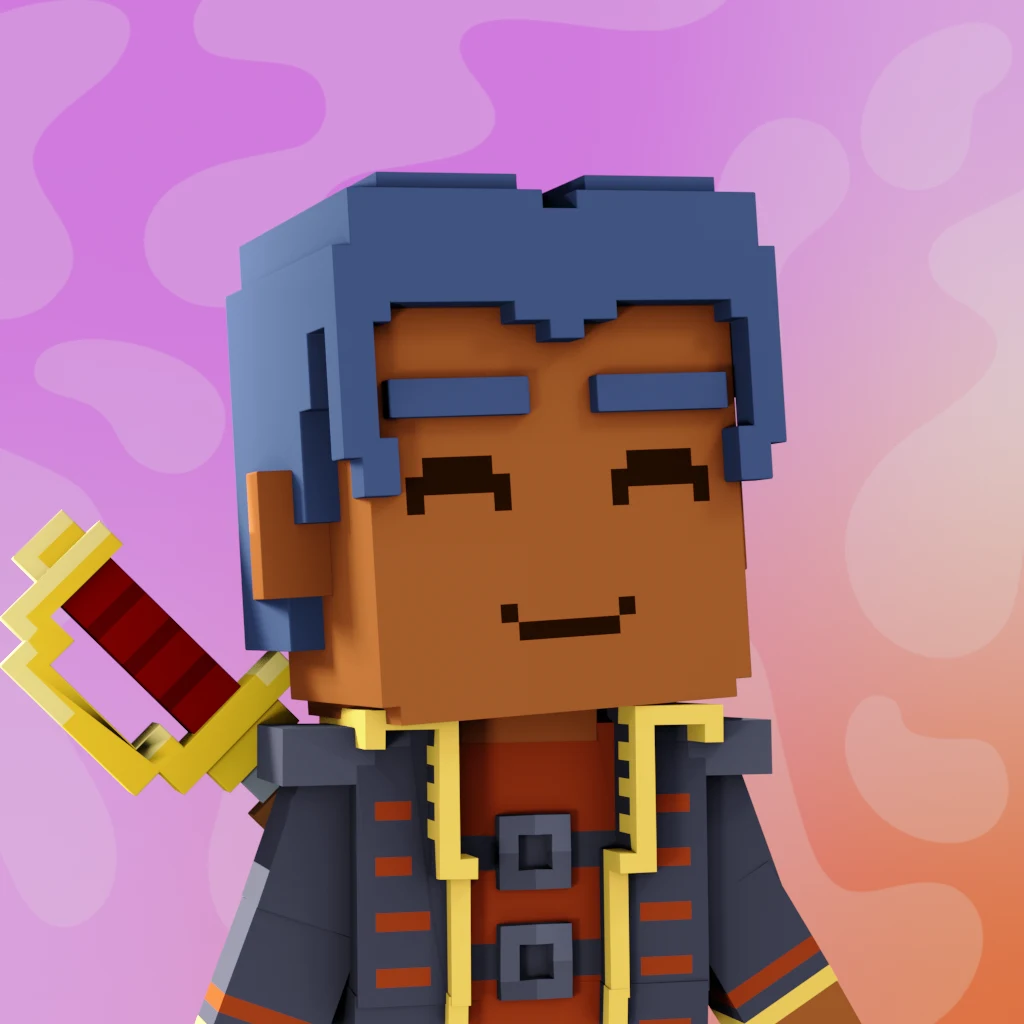 Pirate #8955 voxel render