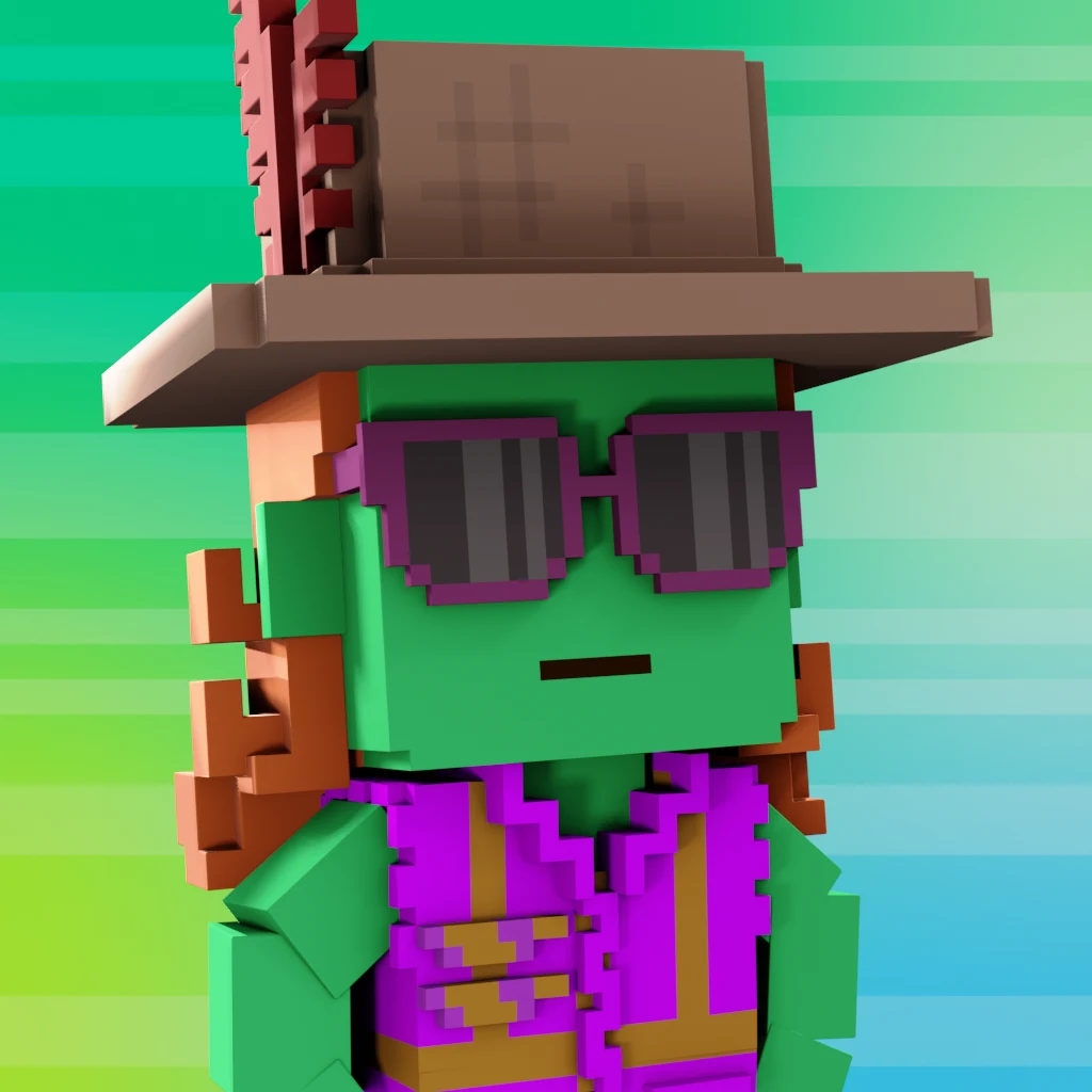 Pirate #8957 voxel render