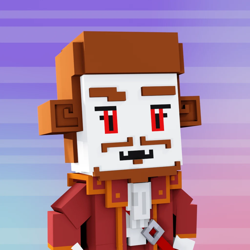 Pirate #8959 voxel render