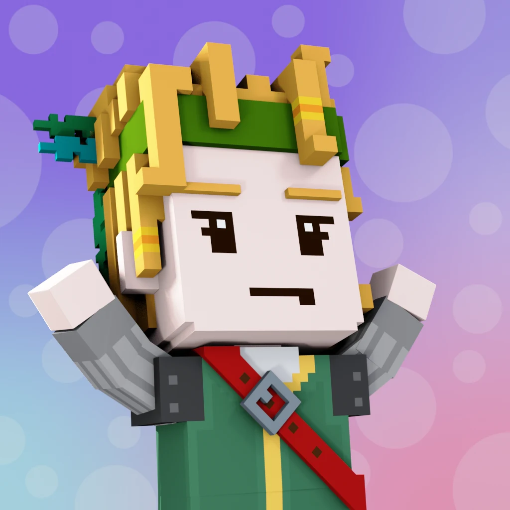 Pirate #896 voxel render
