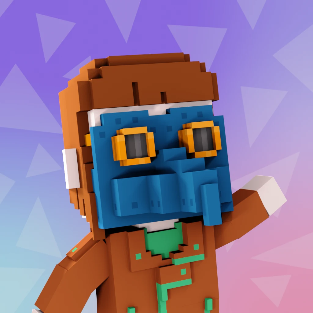 Pirate #8962 voxel render