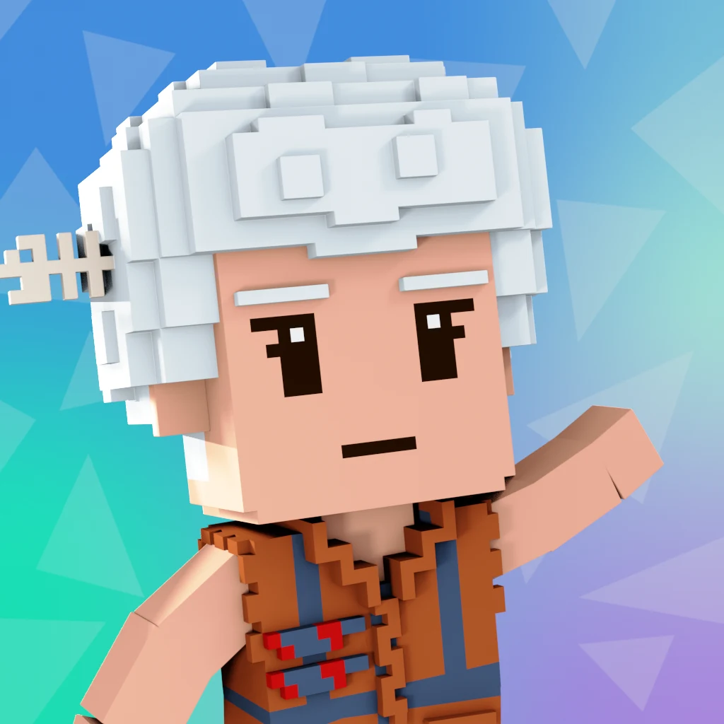 Pirate #8963 voxel render