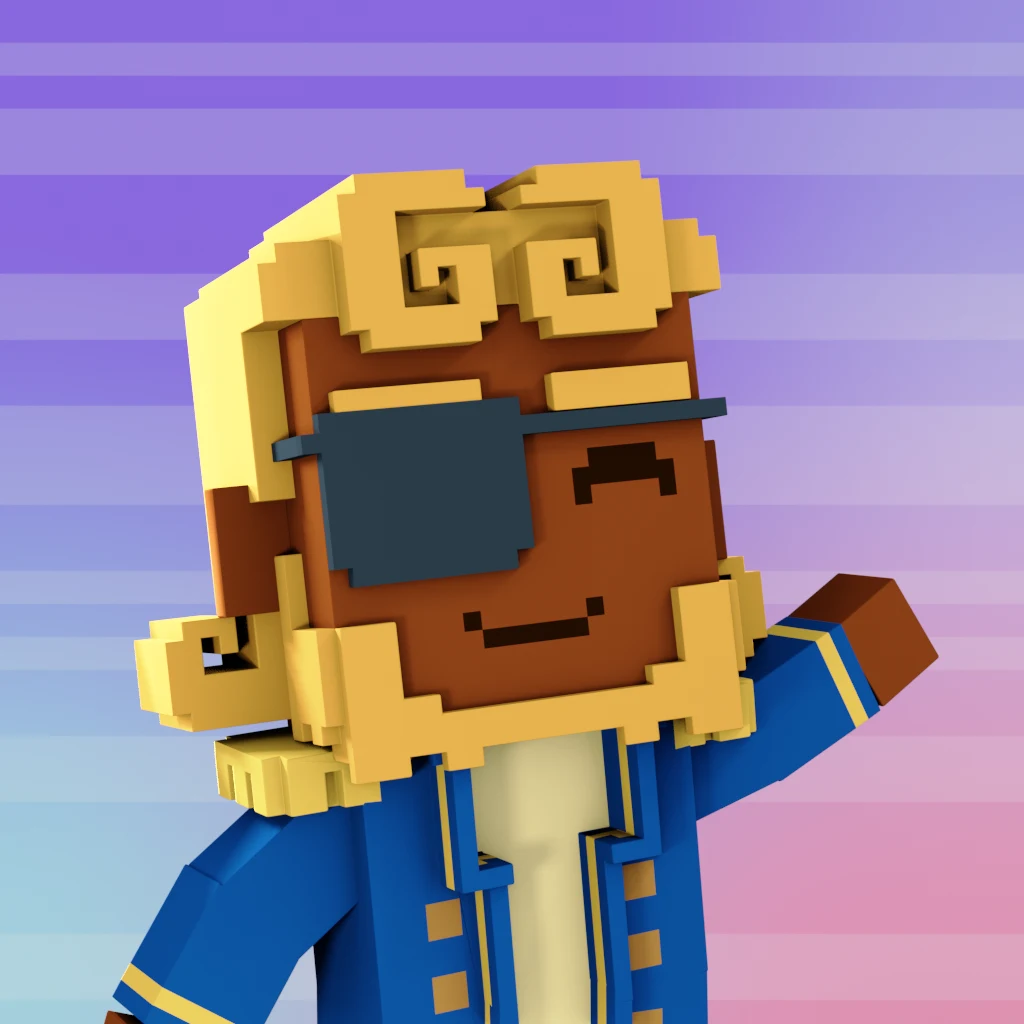 Pirate #8967 voxel render
