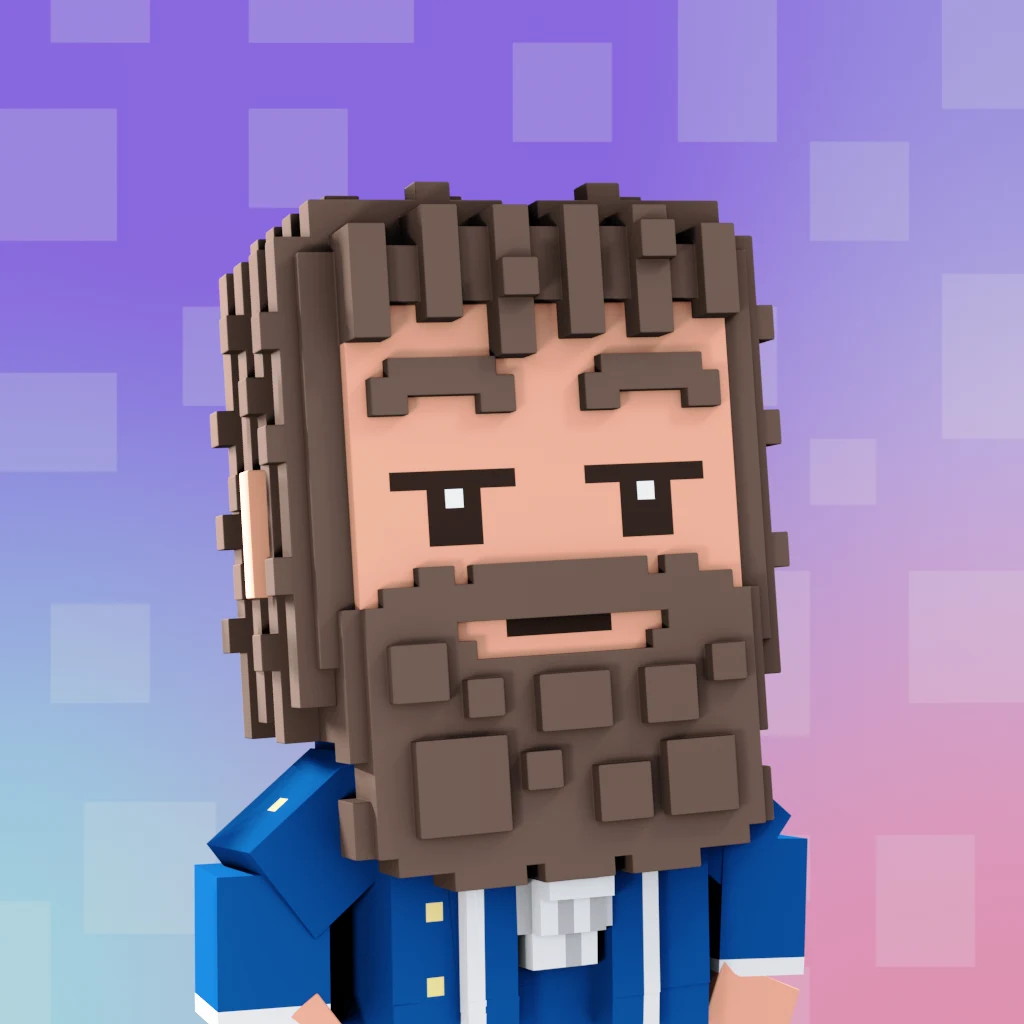 Pirate #8968 voxel render