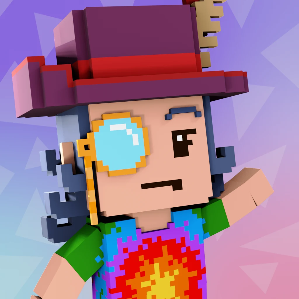 Pirate #8973 voxel render