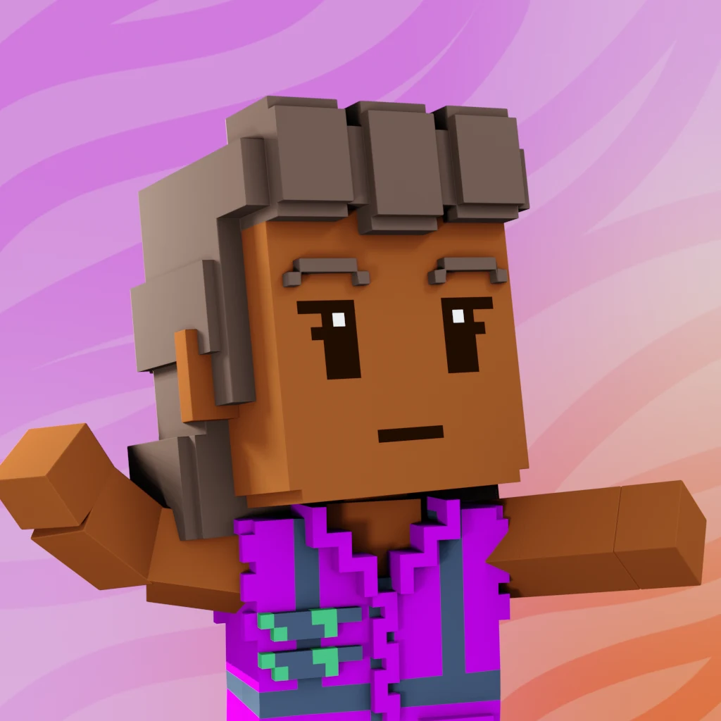 Pirate #8977 voxel render