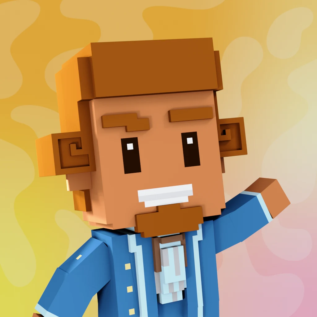 Pirate #8979 voxel render