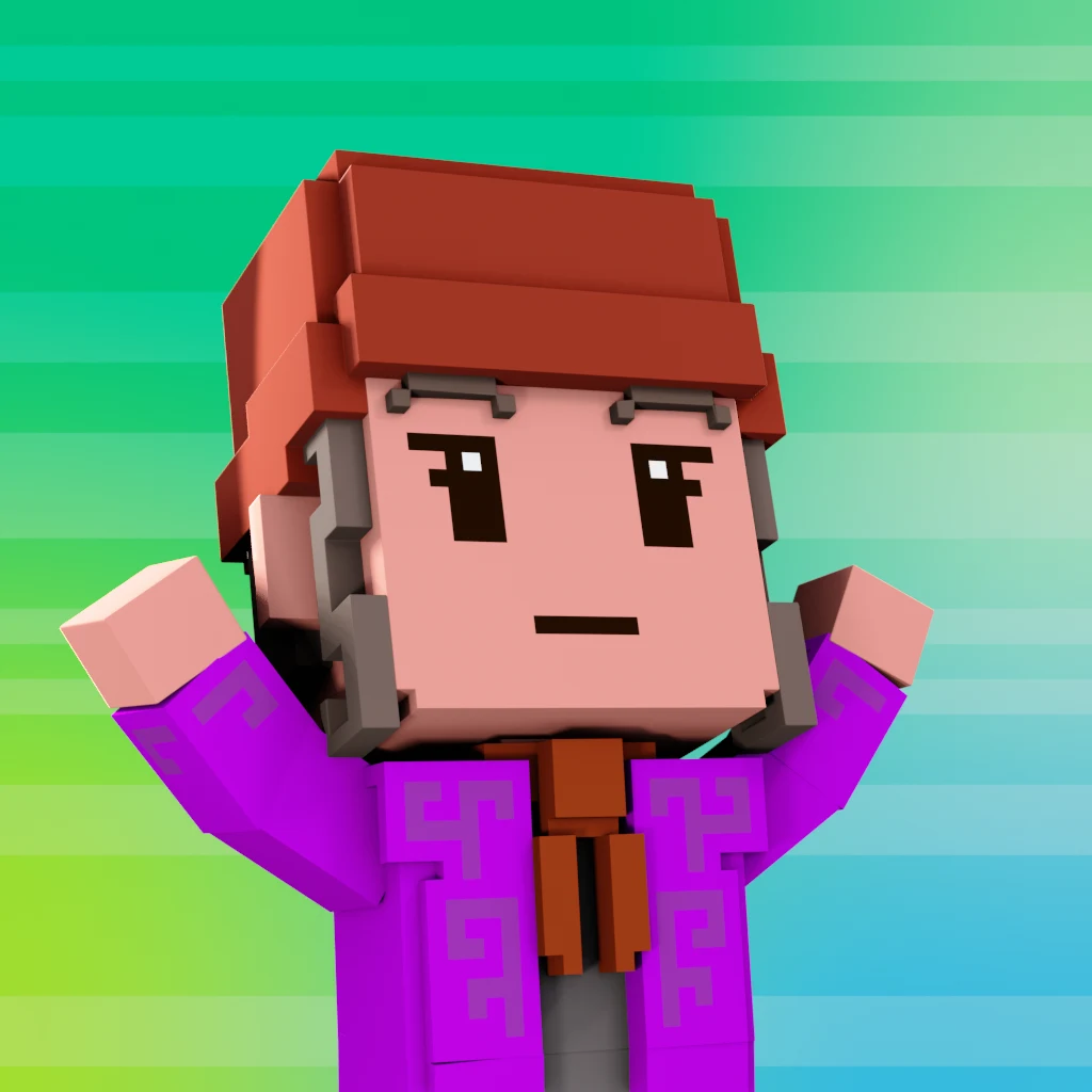 Pirate #898 voxel render