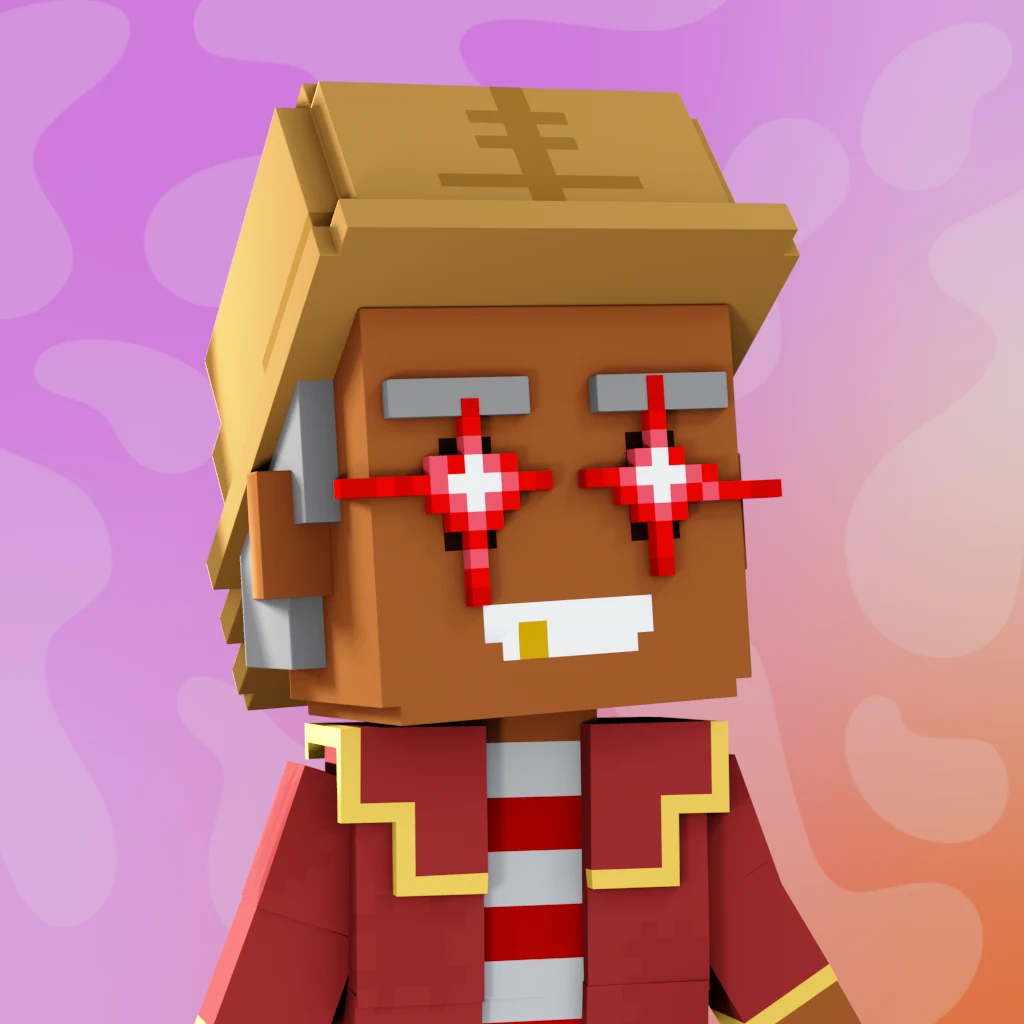 Pirate #8980 voxel render