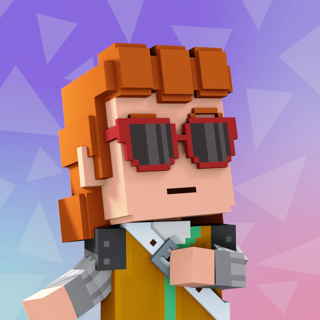 Pirate #8981 voxel render