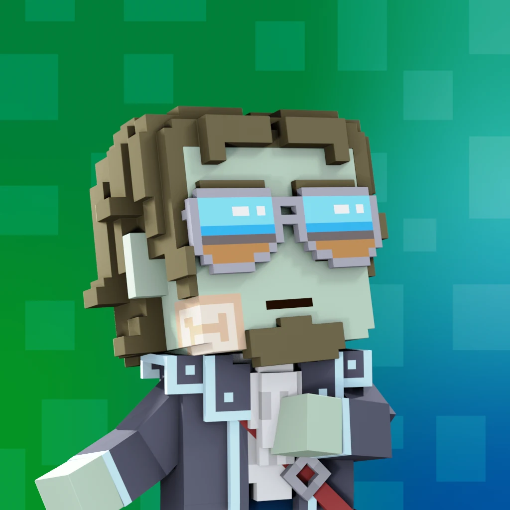 Pirate #8982 voxel render