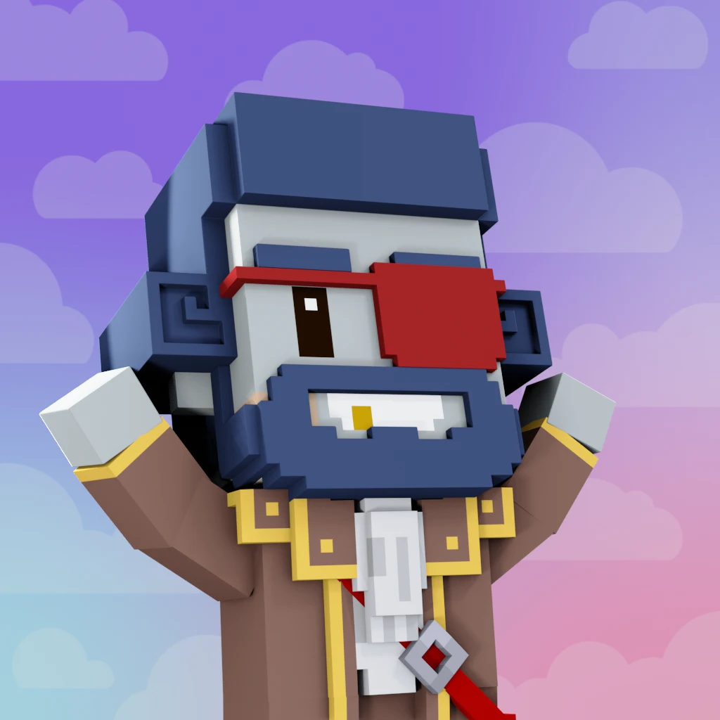 Pirate #8983 voxel render