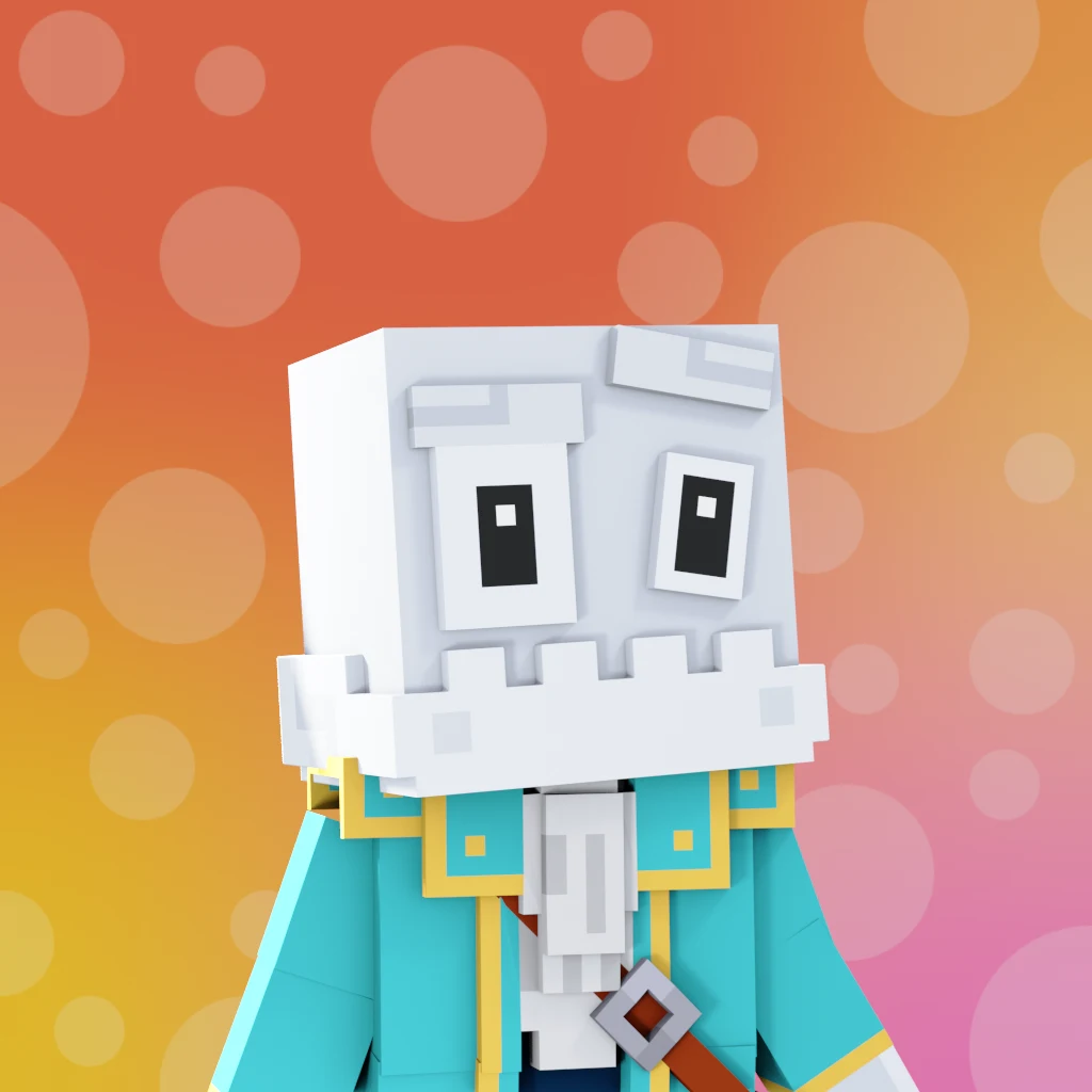 Pirate #8984 voxel render