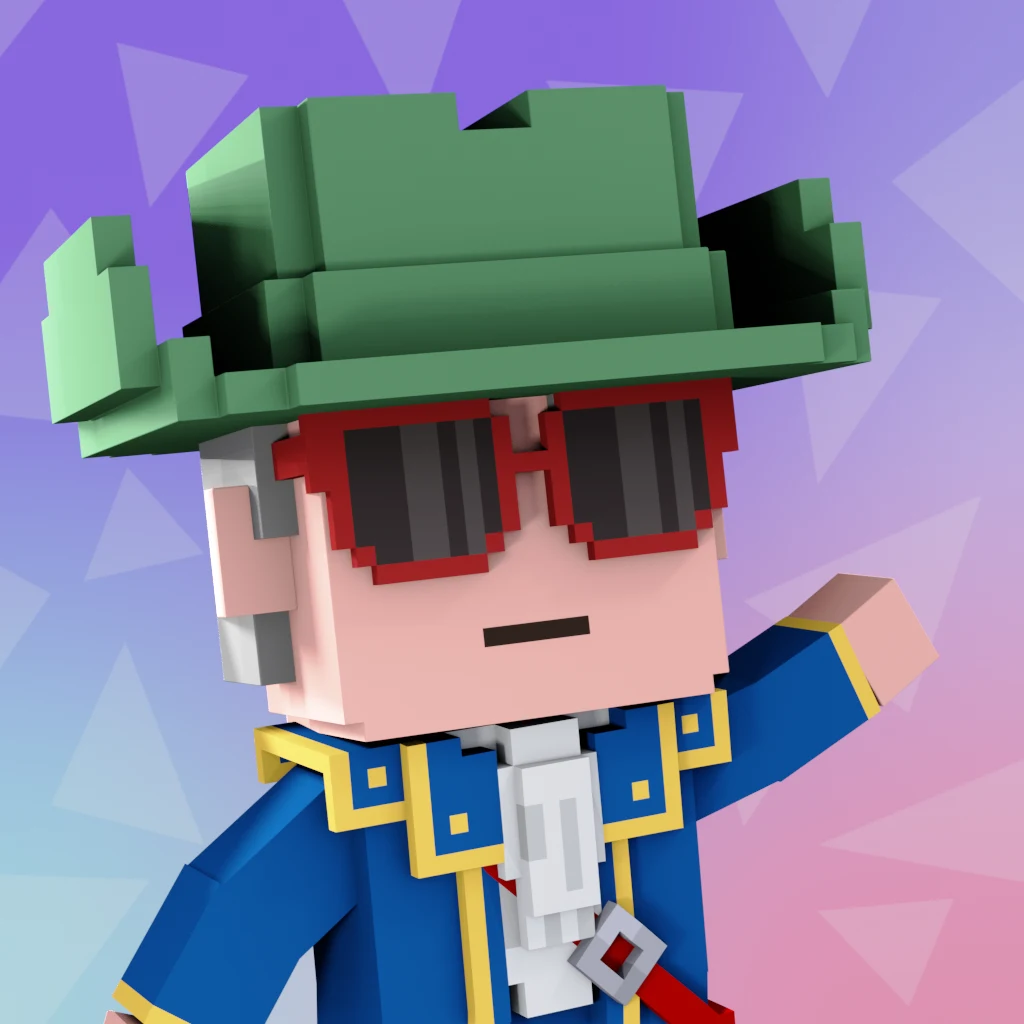 Pirate #8985 voxel render