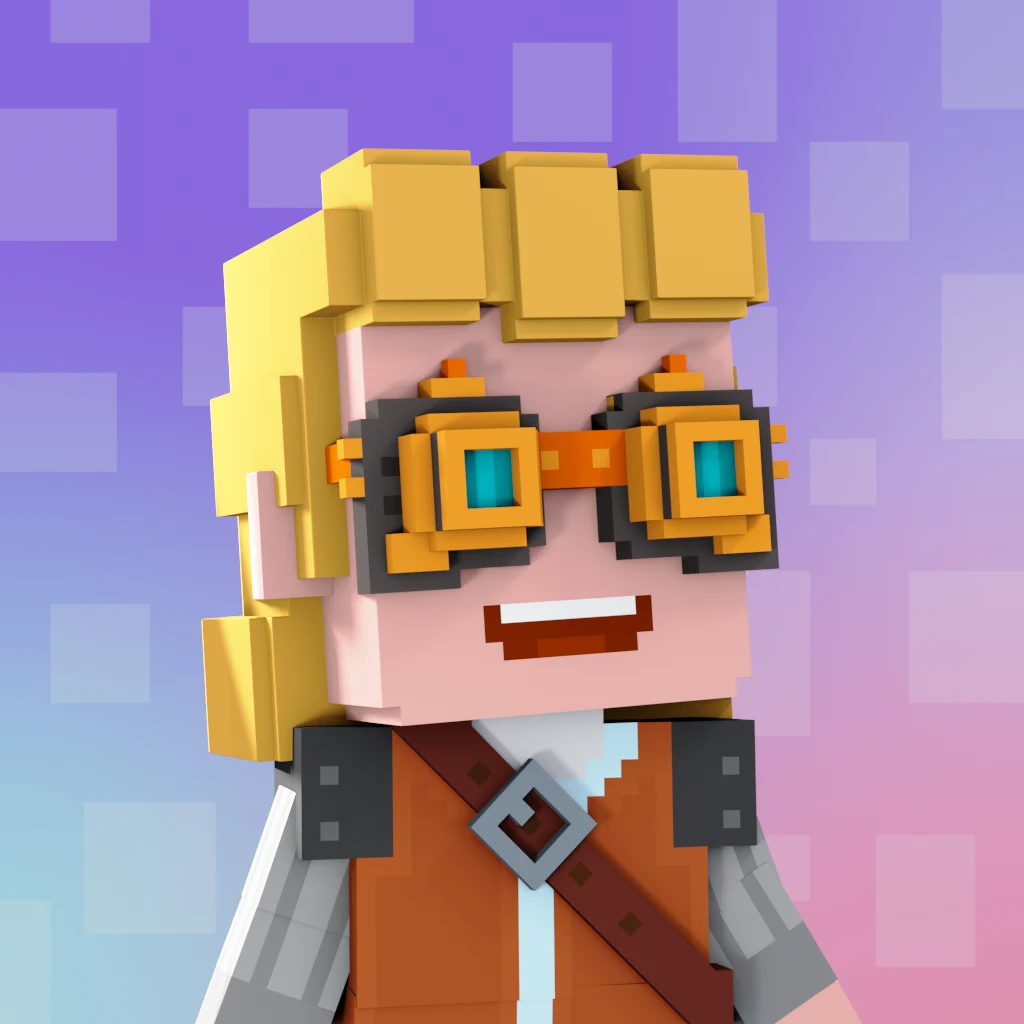 Pirate #8988 voxel render