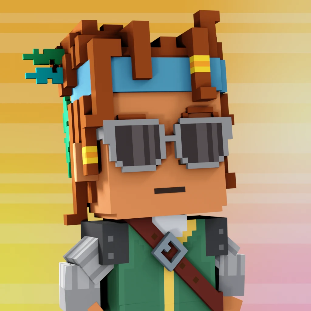 Pirate #8990 voxel render