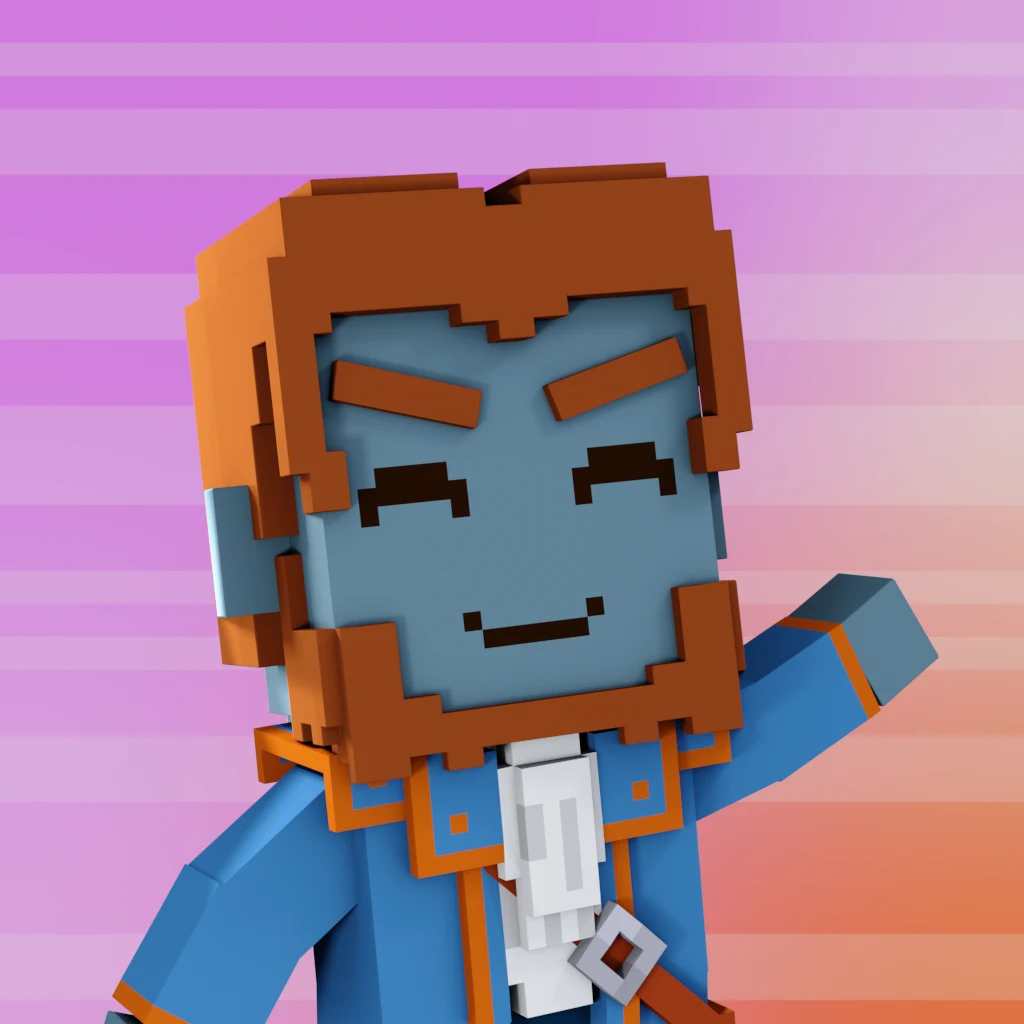 Pirate #8994 voxel render