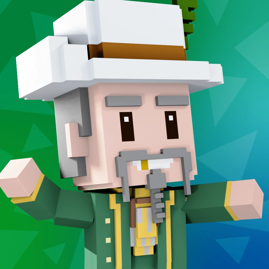 Pirate #8995 voxel render