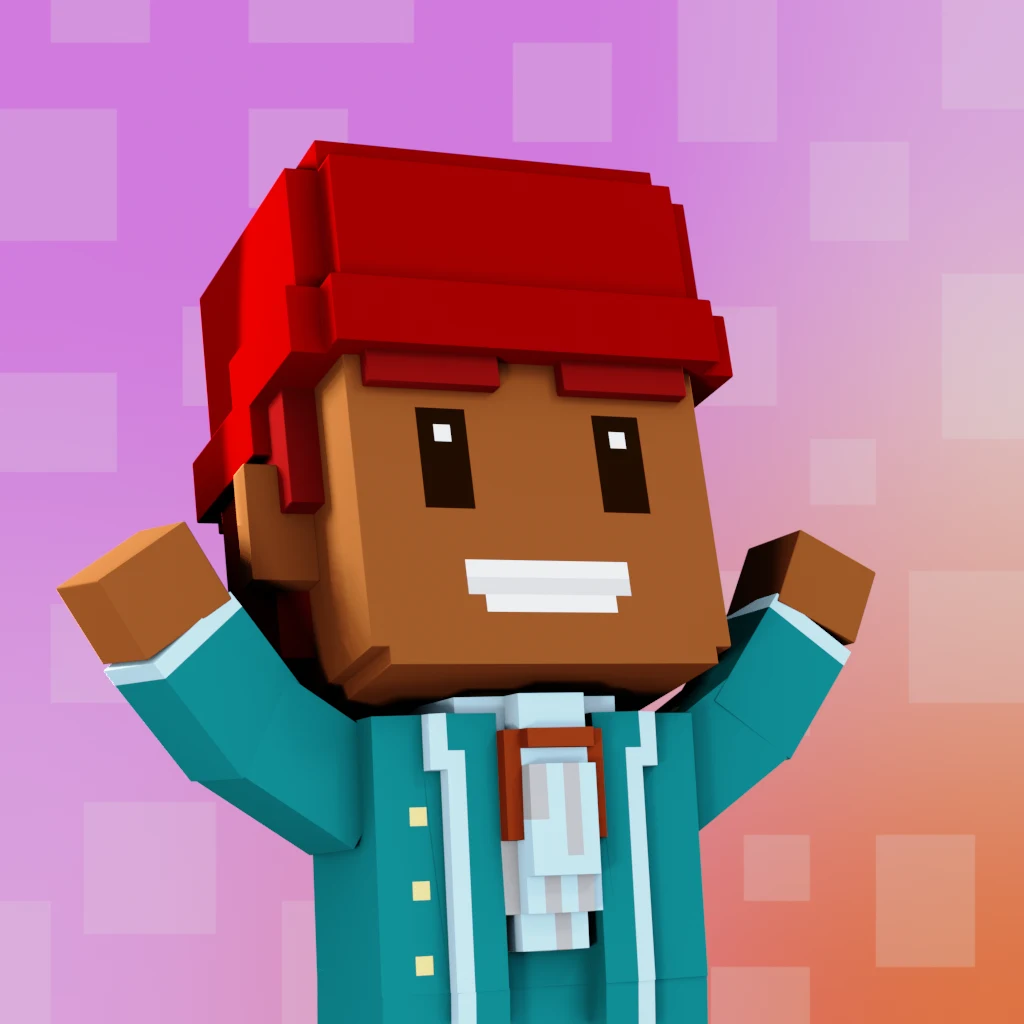 Pirate #8997 voxel render