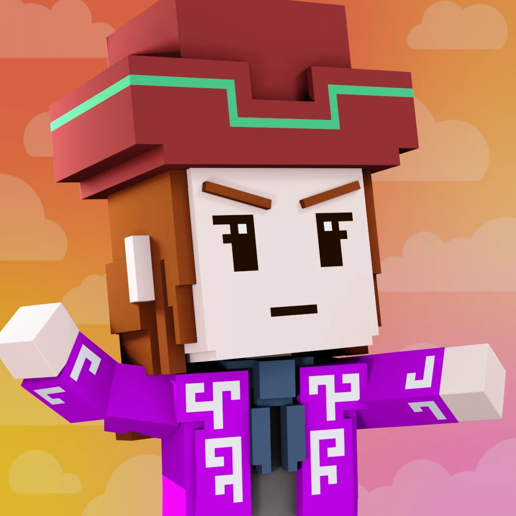 Pirate #8999 voxel render