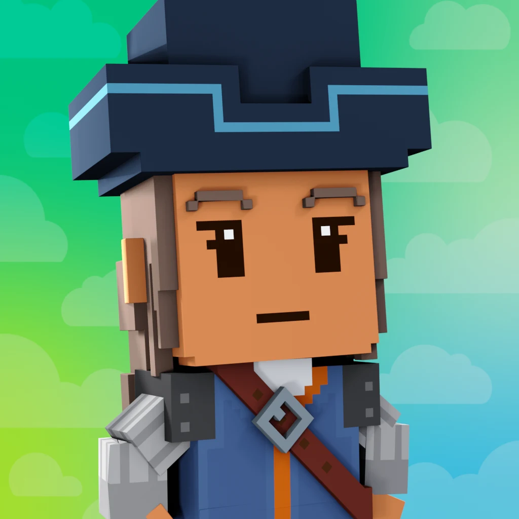 Pirate #900 voxel render