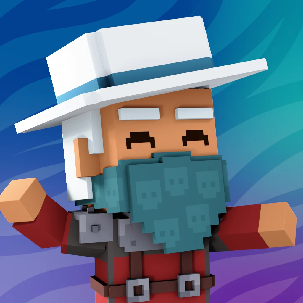 Pirate #9001 voxel render