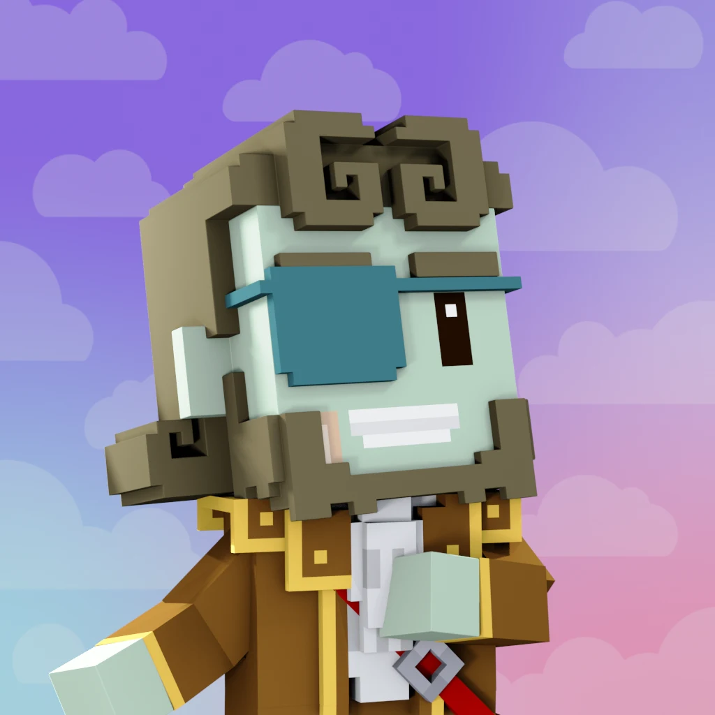 Pirate #9007 voxel render