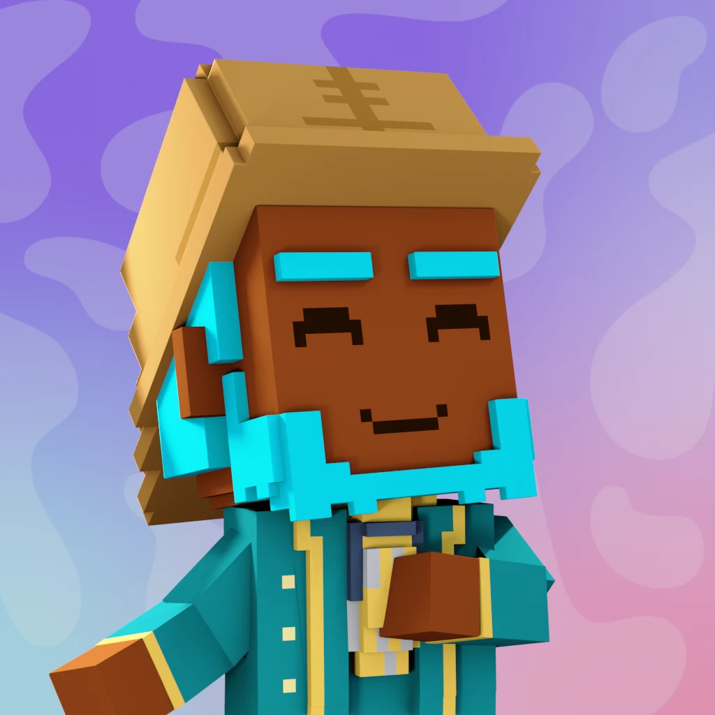 Pirate #9008 voxel render