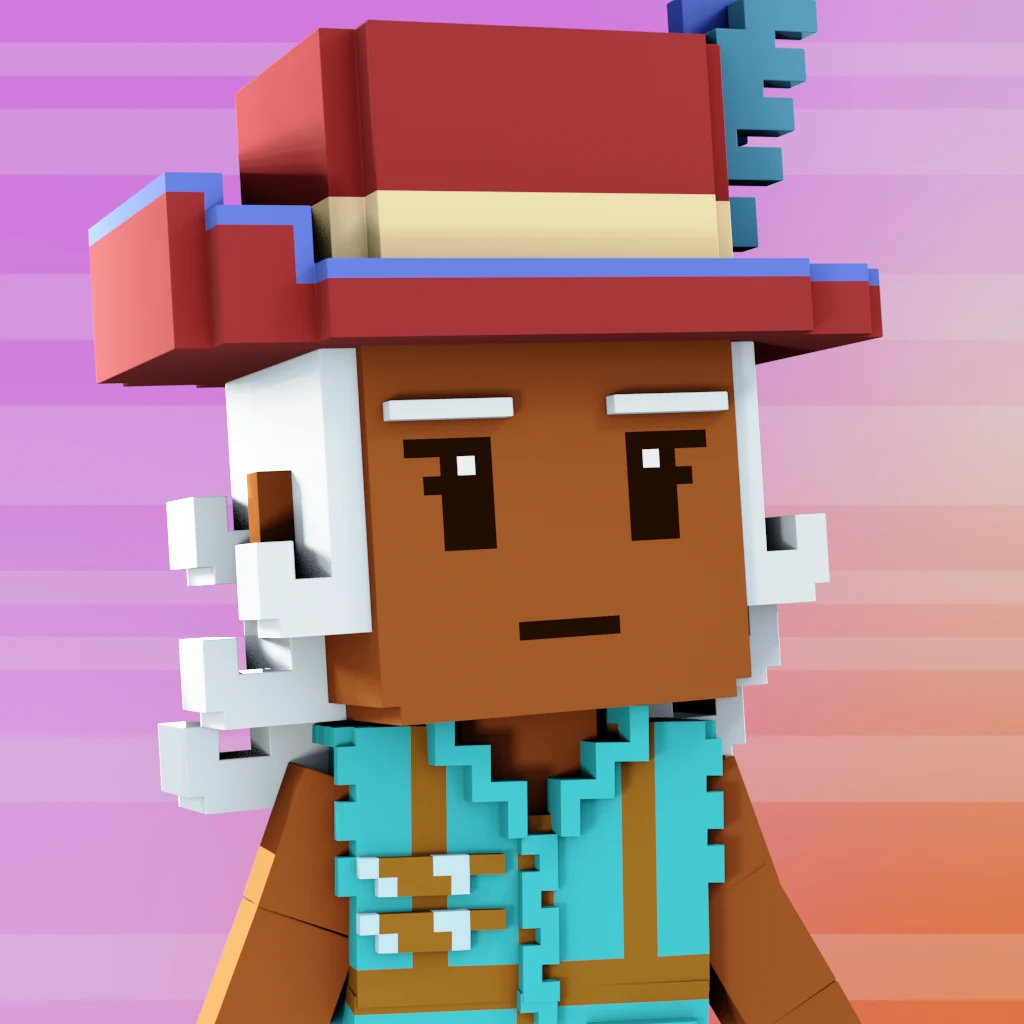 Pirate #9010 voxel render
