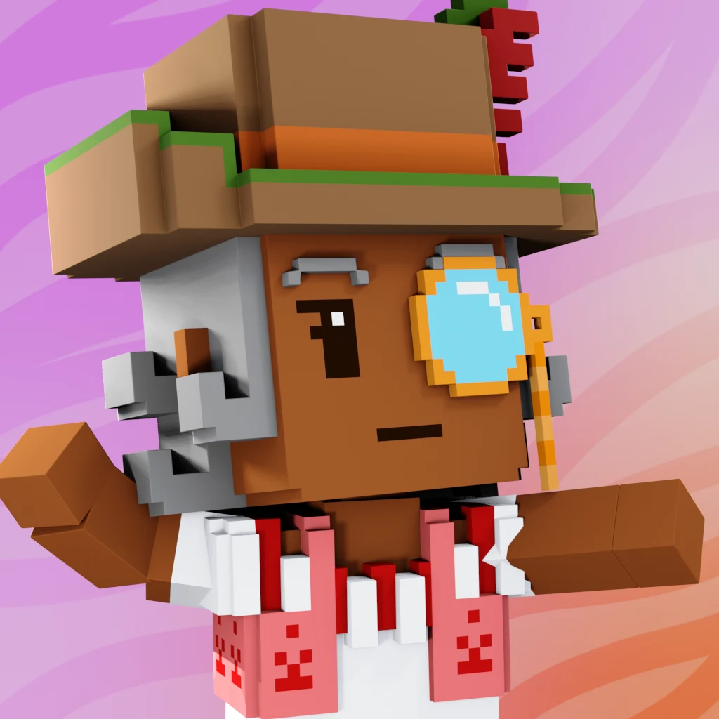 Pirate #9012 voxel render