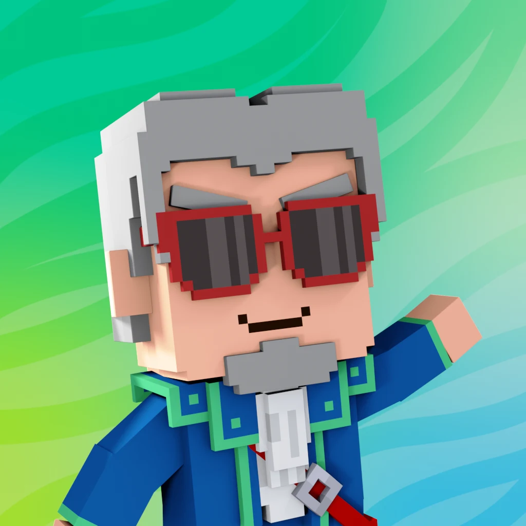 Pirate #9013 voxel render