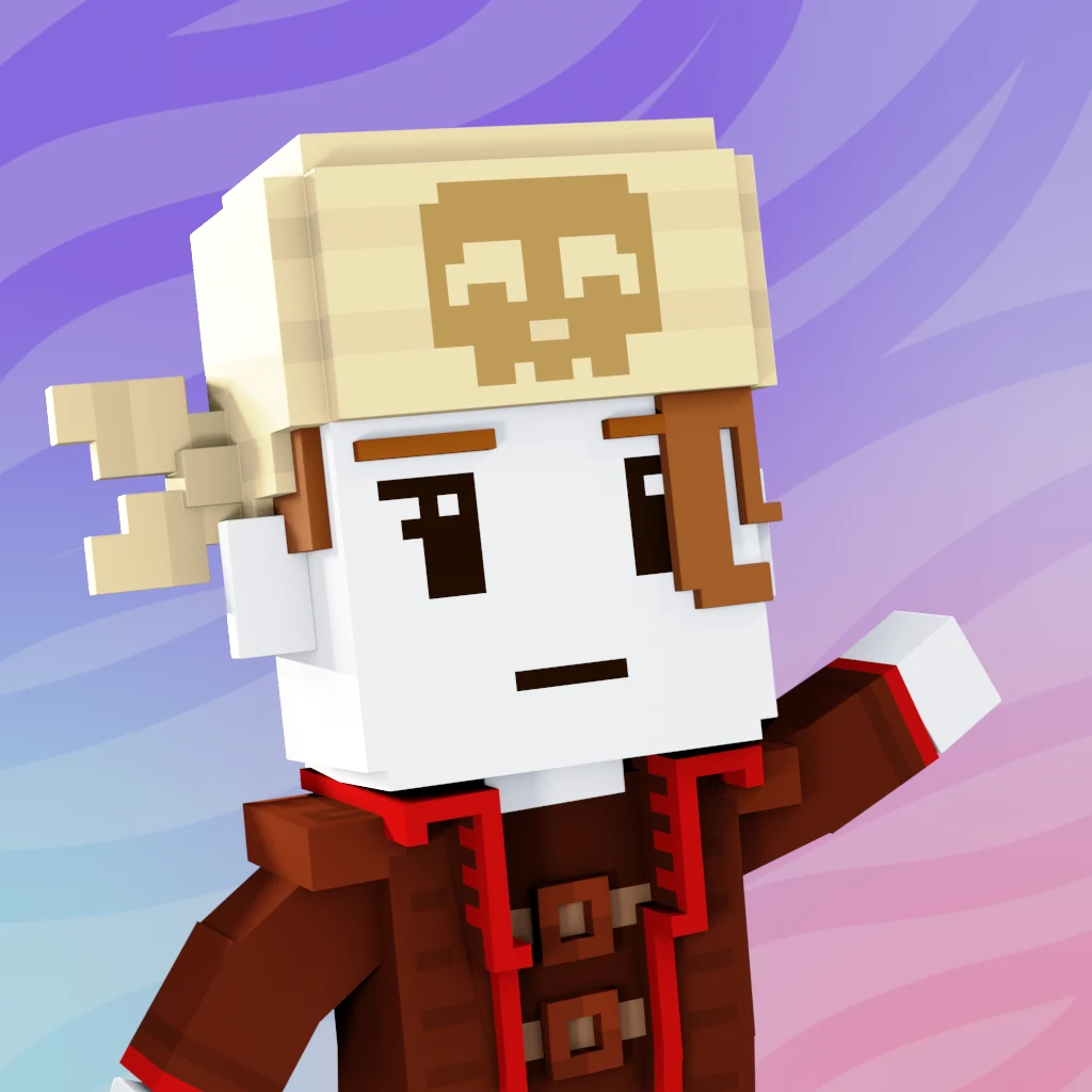 Pirate #9014 voxel render