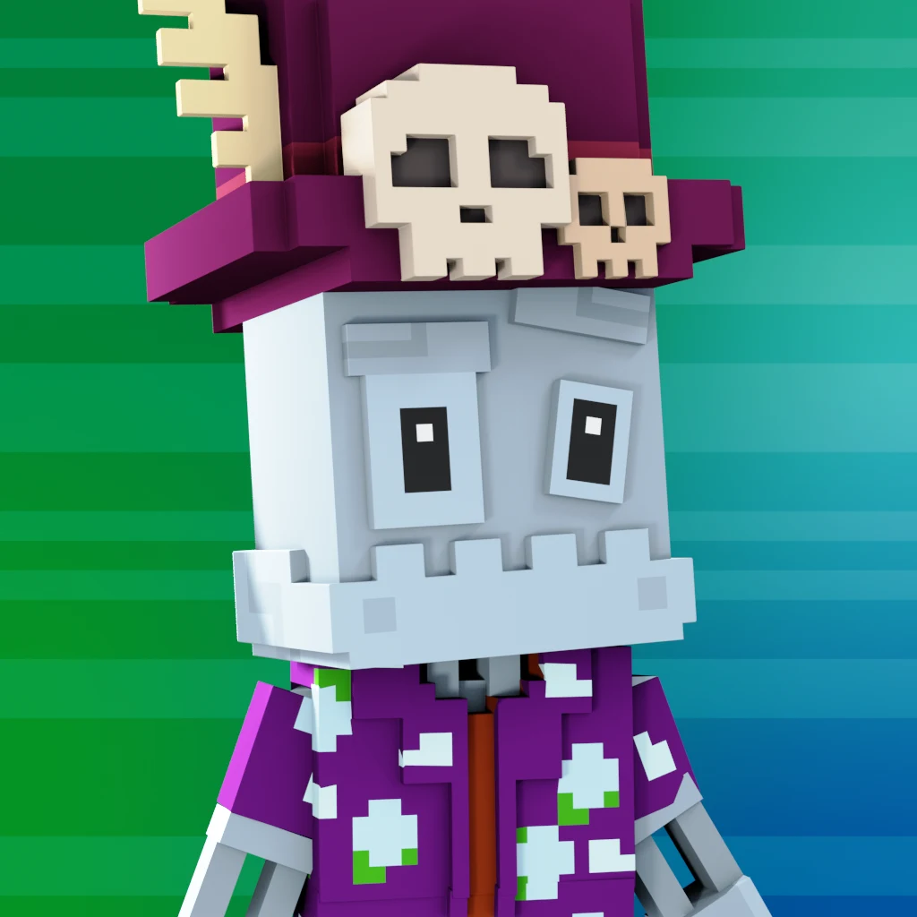 Pirate #9015 voxel render
