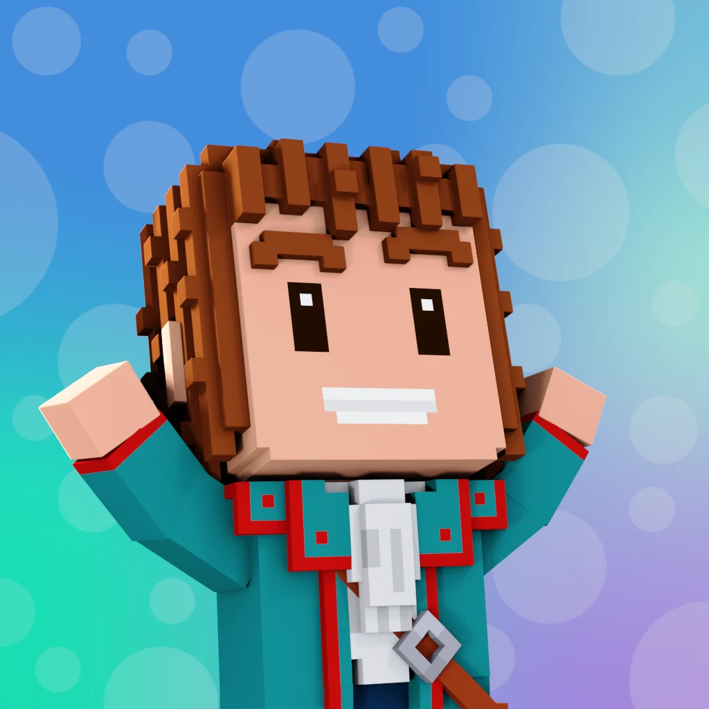 Pirate #902 voxel render