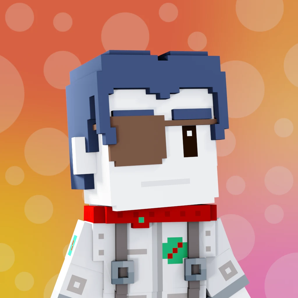 Pirate #9023 voxel render